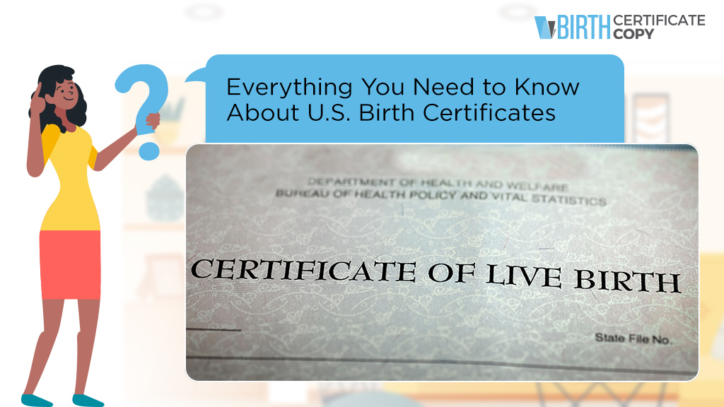 Woman asking about everything she need to know about U.S birth certificate
