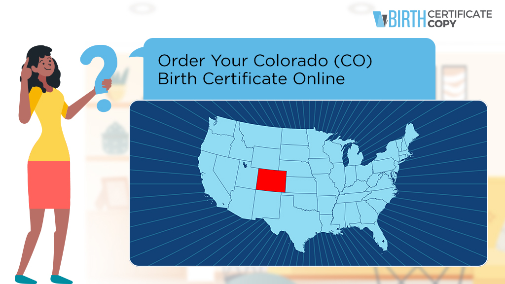 Woman asking how to order a birth certificate in Colorado