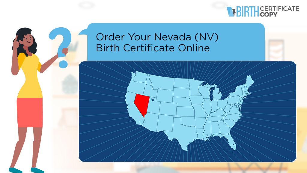Woman asking how to order a birth certificate in Nevada