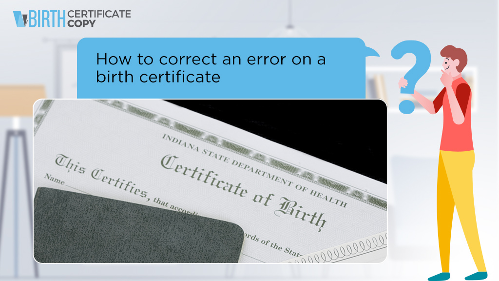 Man asking about how to correct an error on a birth certificate