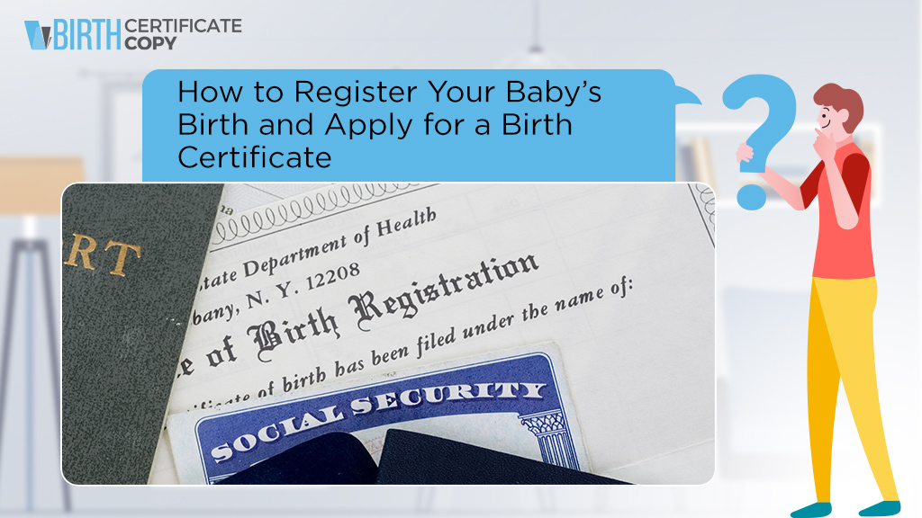 Man asking how to register his baby's birth and apply for a birth certificate