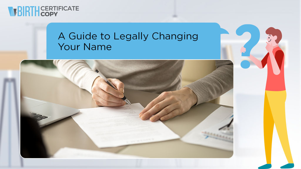 Man asking about a guide to legally changing his name