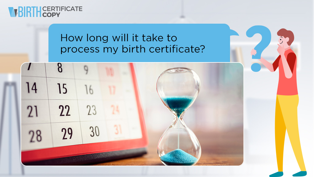Man asking how long will it take to process his birth certificate
