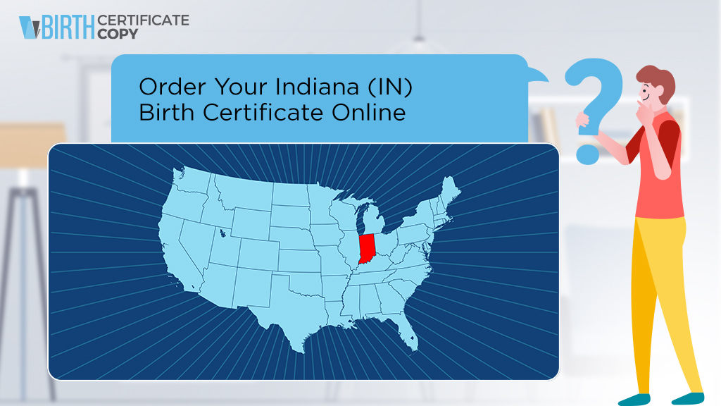 Man asking how to order a birth certificate in Indiana