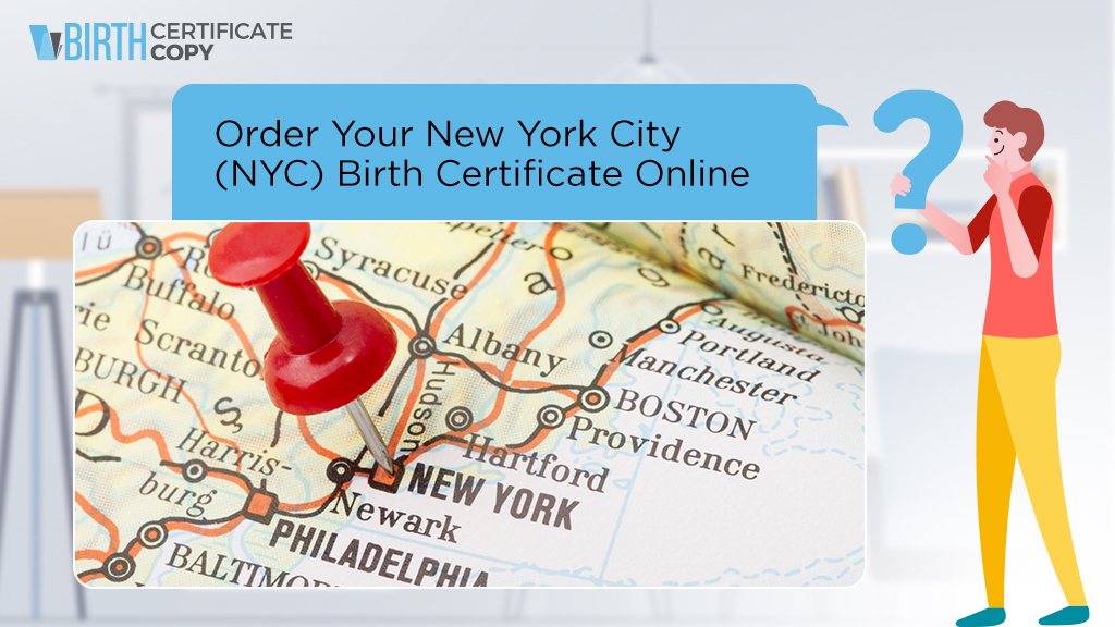 Man asking how to order a birth certificate in New York City