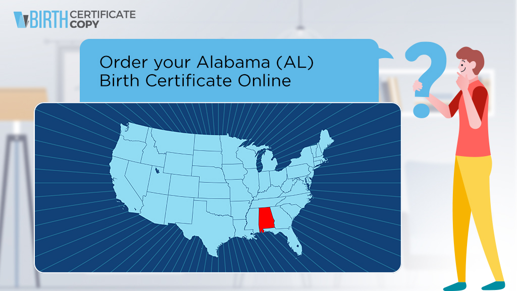 Man asking how to order a birth certificate in Alabama