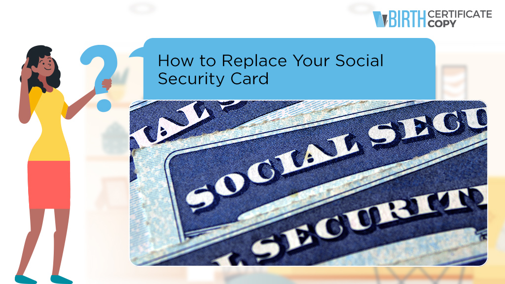 Woman asking how to replace her social security card