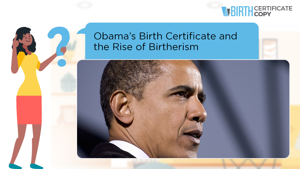 Woman asking about Obama's birth certificate and the rise of birtherism