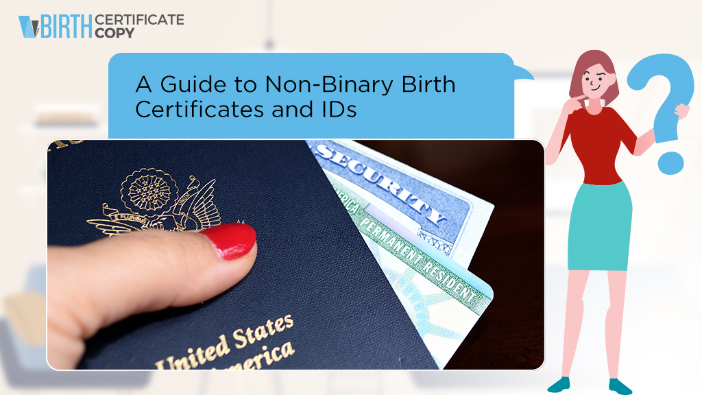 Woman asking about a guide to non-binary birth certificate and IDs