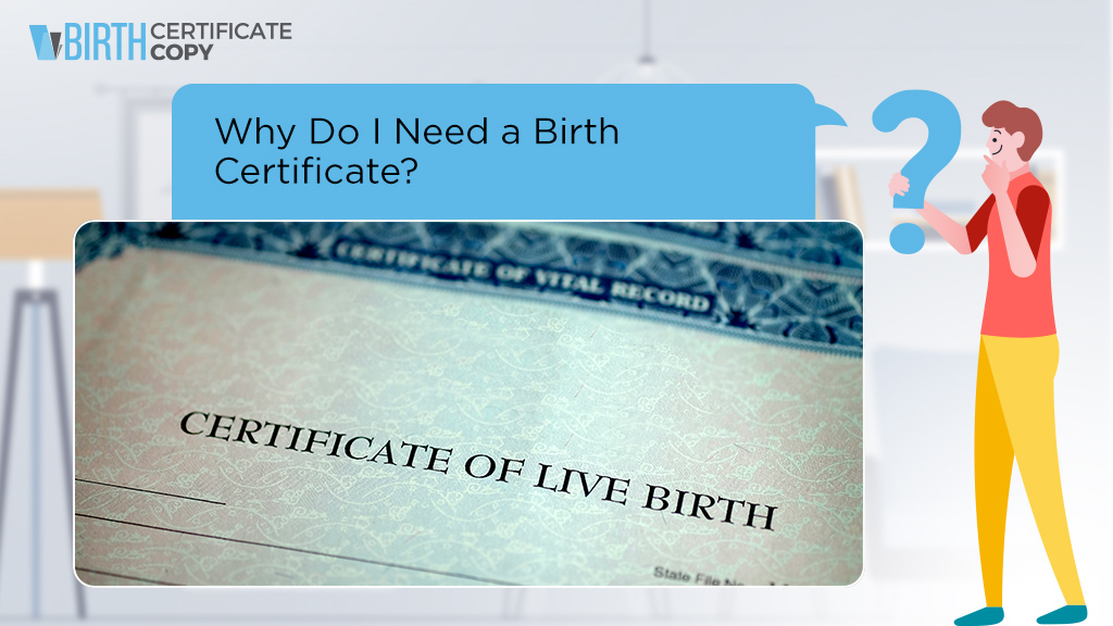 Man asking why does he needs a birth certificate