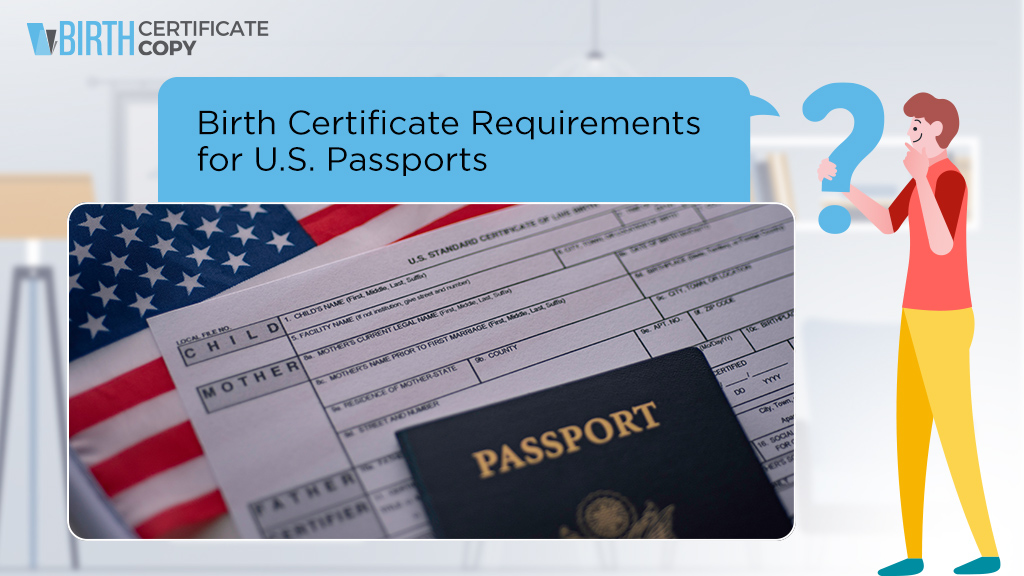 Man asking about birth certificate requirements for U.S passports