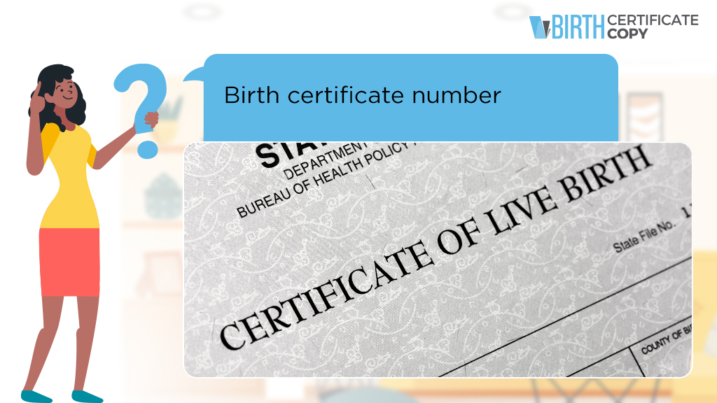 Woman asking the meaning of birth certificate number