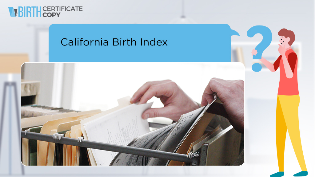 Man asking the meaning of California Birth Index
