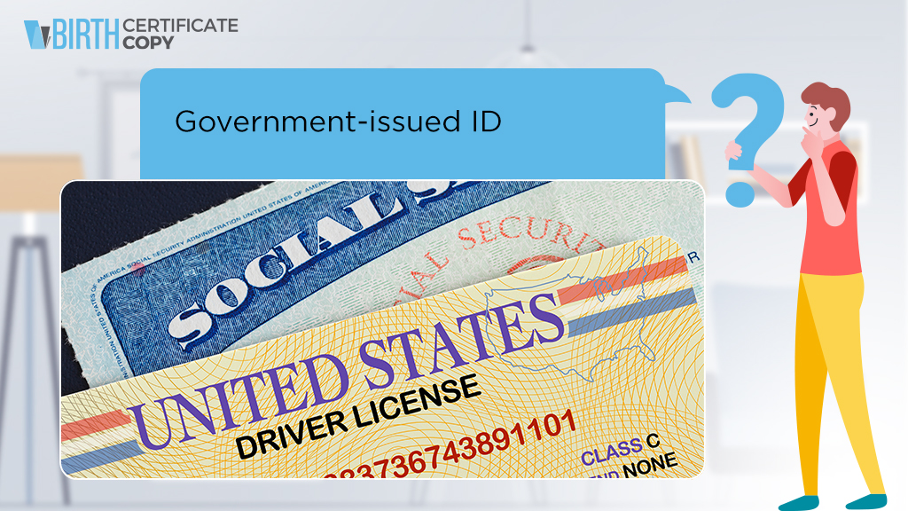 Man asking the meaning of Government-Issued ID
