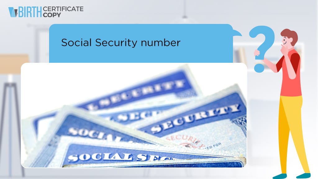 Woman asking the meaning of Social Security Number