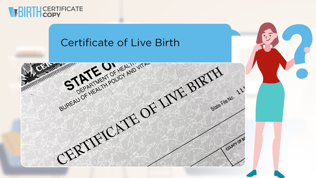 Woman asking the meaning of Certificate of Live Birth