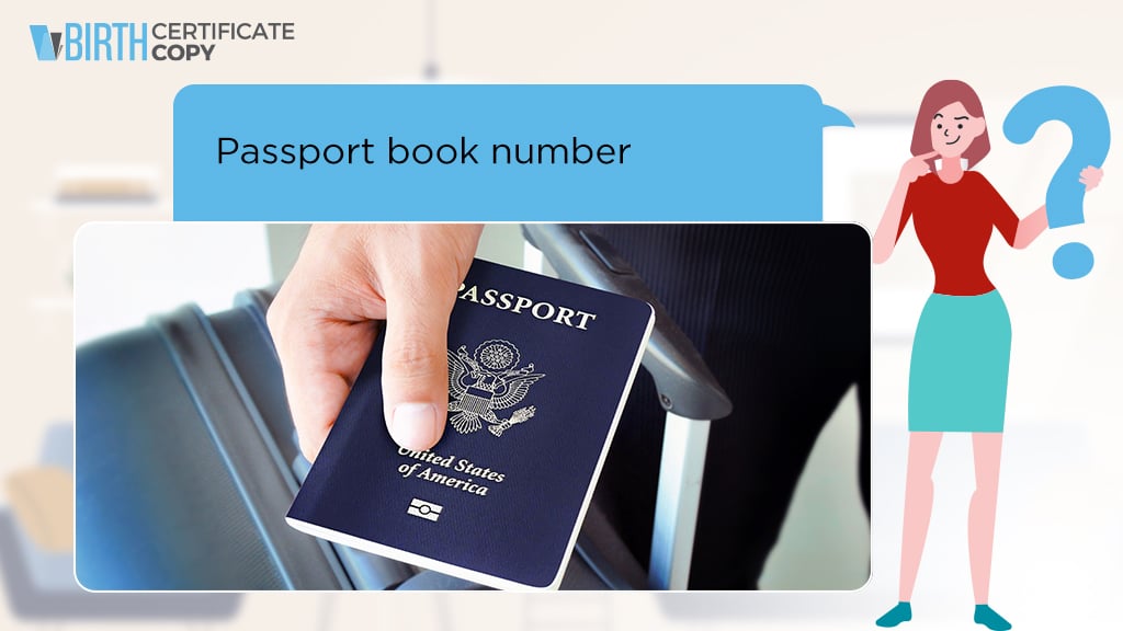 Woman asking the meaning of Passport Book Number